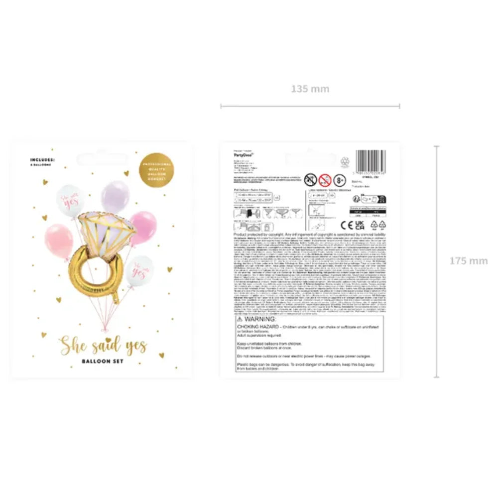 Balloon Set Ring - 6pcs