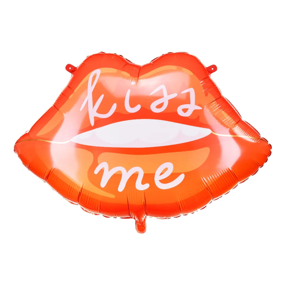 Kiss Me Lips Foil Balloon