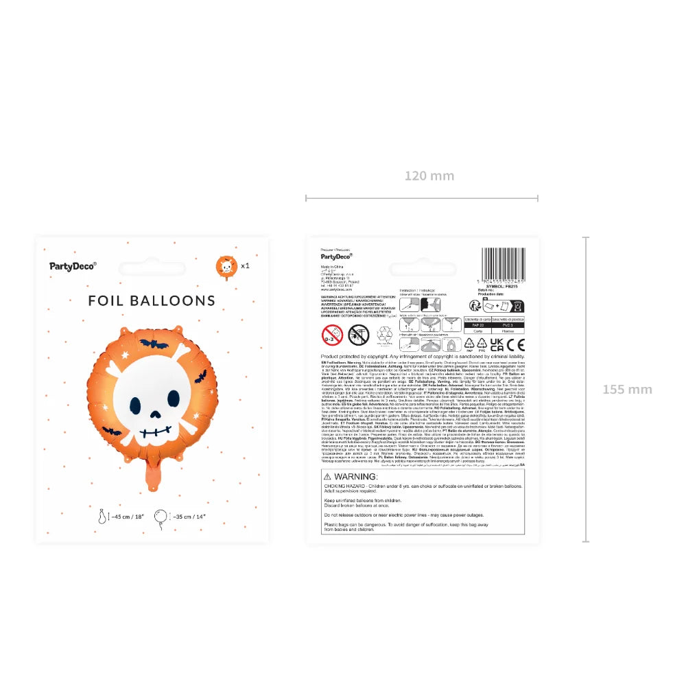 Foil Balloon - Skull