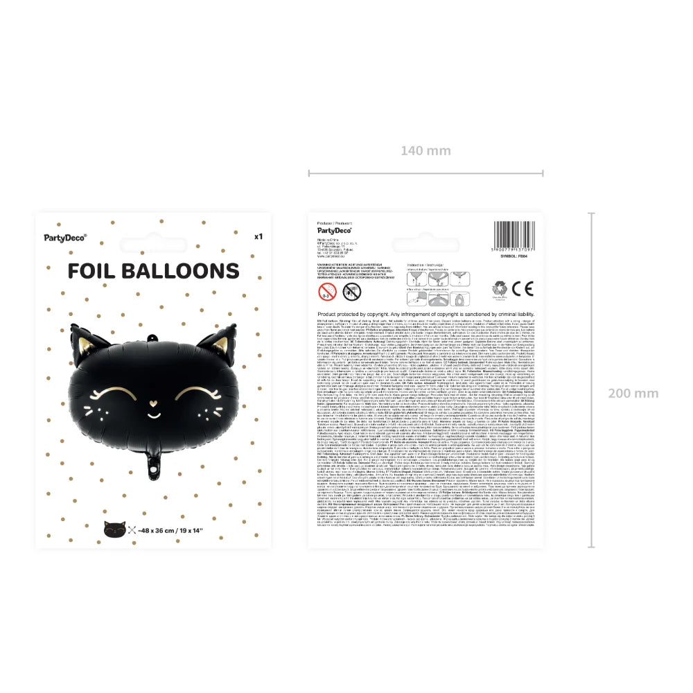 Foil Balloon - Cat
