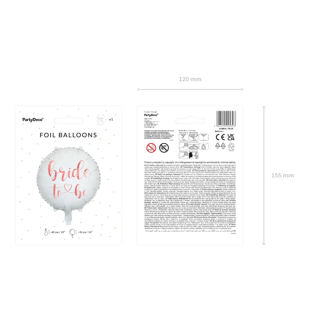 Bride Foil Balloon - Bride Foil Balloon