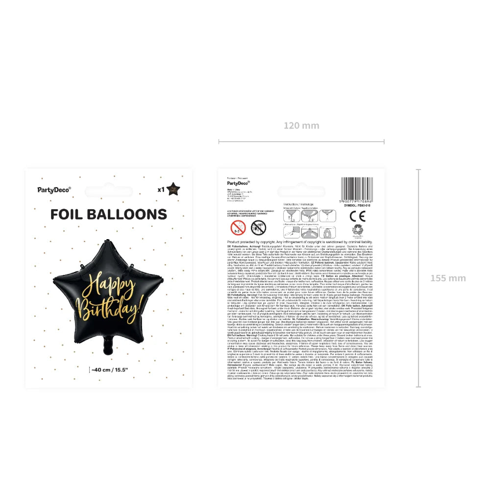 Happy Birthday Foil Balloon