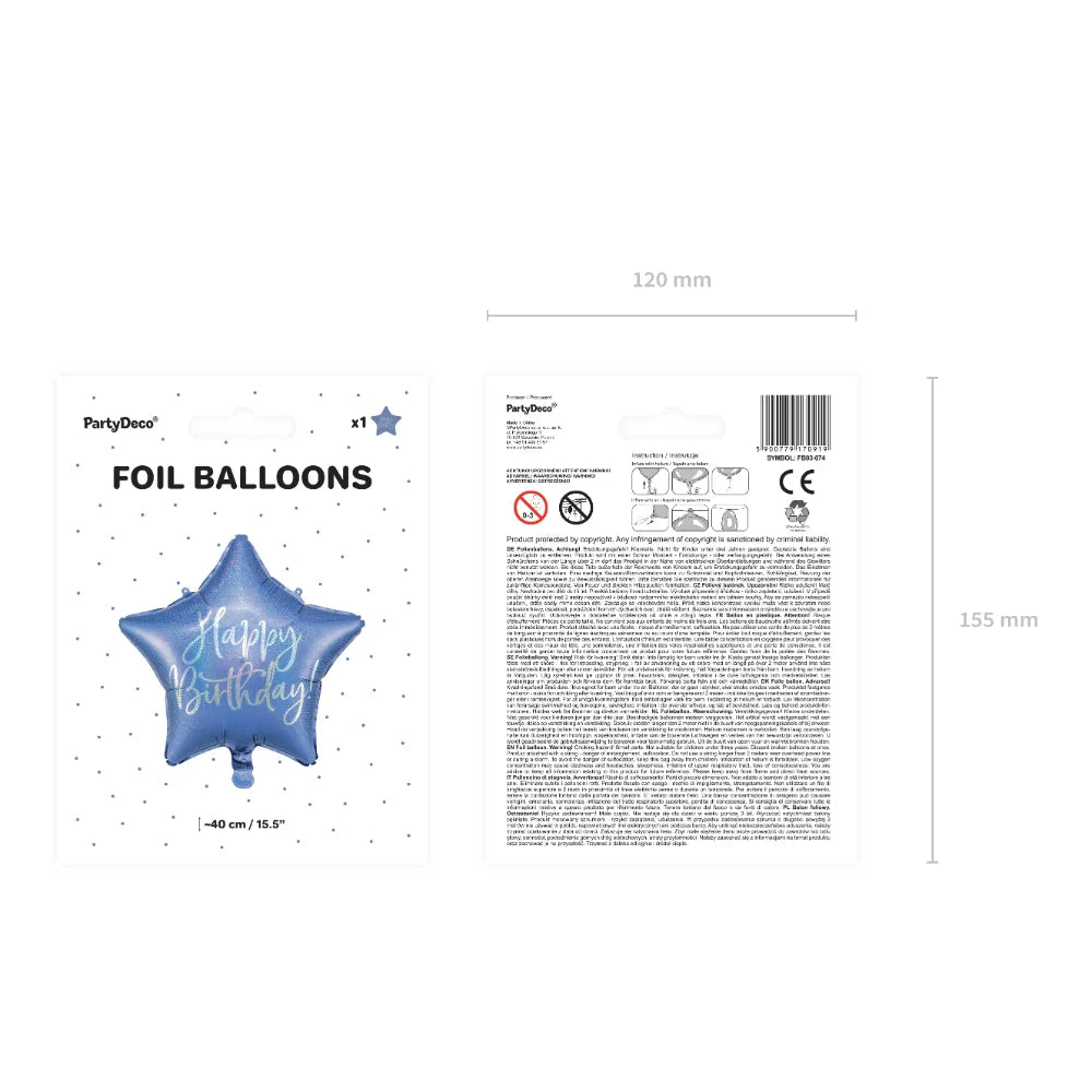 Happy Birthday Foil Balloon