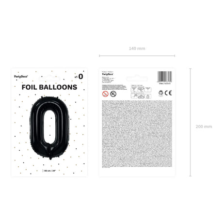 Number Foil Balloon - No.0
