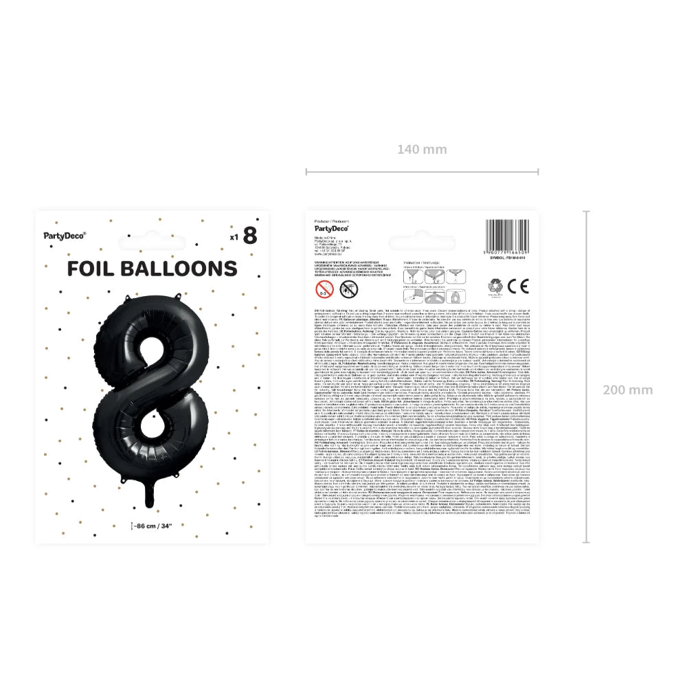 Number Foil Balloon - No.8