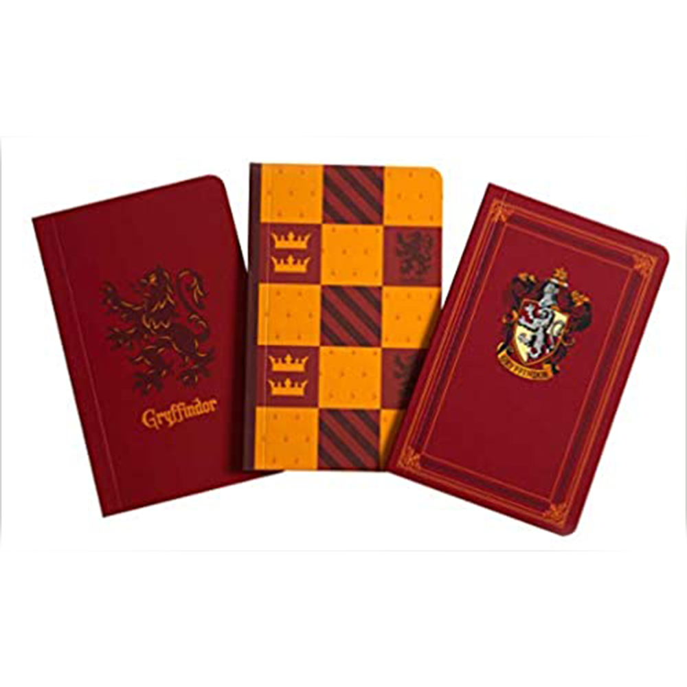 harry potter gryffindor pocket notebook collection set of 3 classic paperback