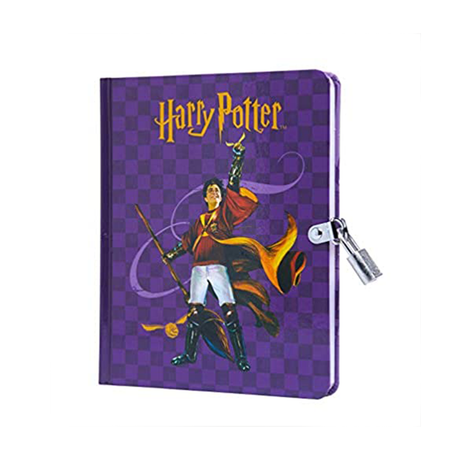 harry potter quidditch lock key diary hardcover