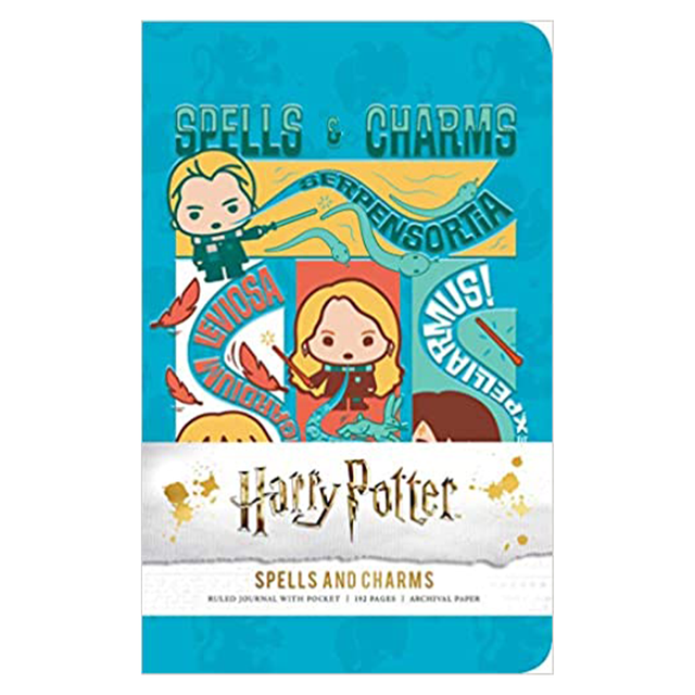 harry potter spells and charms ruled pocket journal hardcover