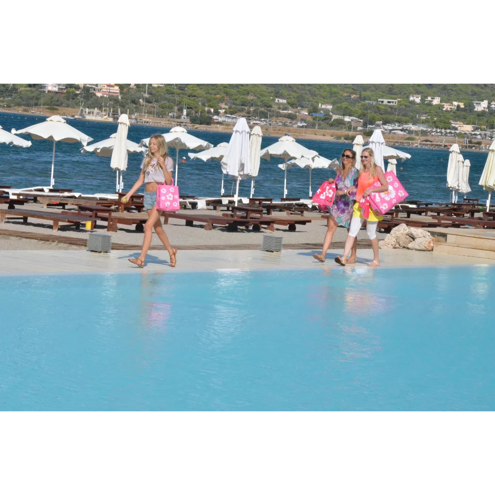 BYFT019447 Freds Beach Bag Pink Large Set of 01 I