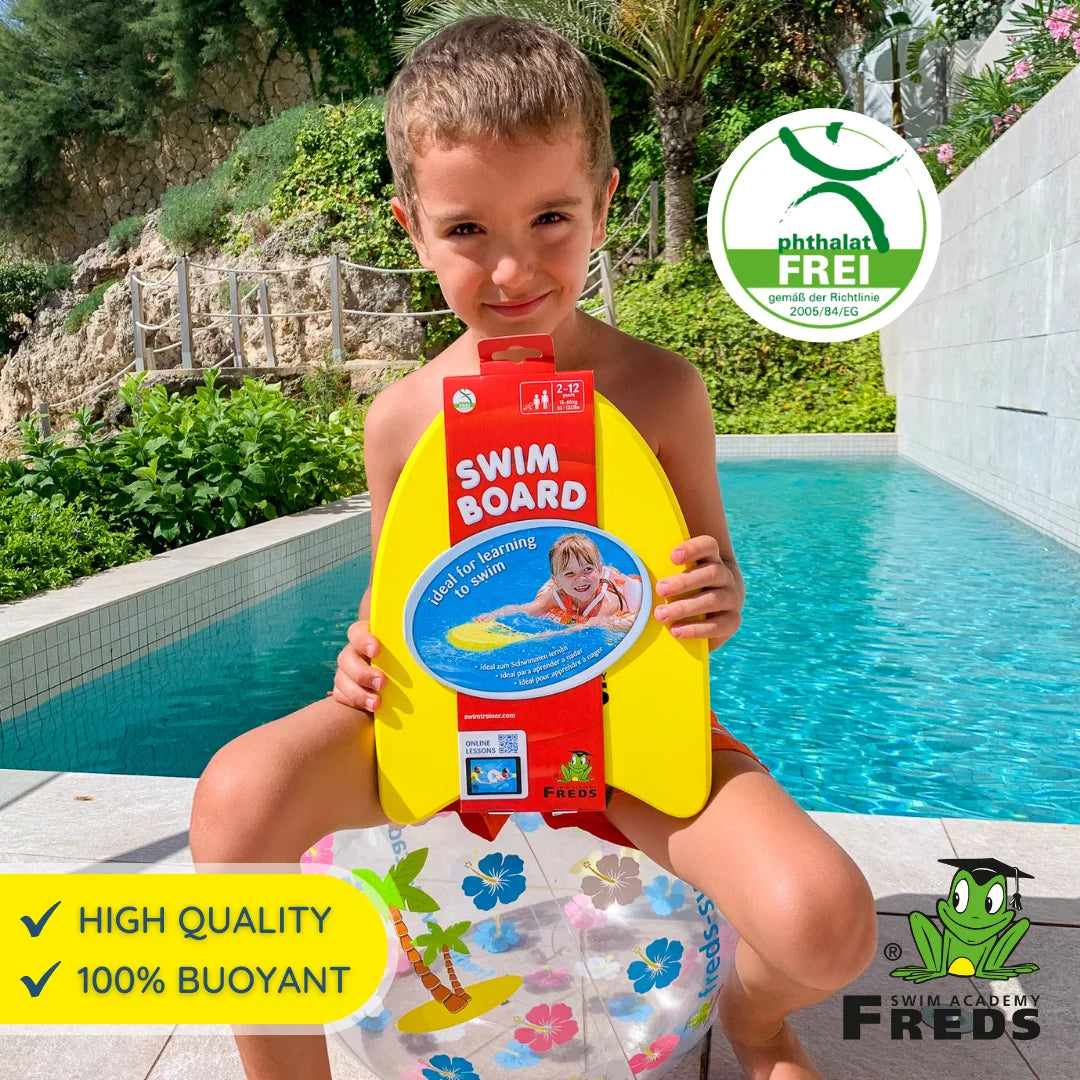 BYFT021075 Fred Swim Board 2Year 12Year Yellow Set of 01 A.webp