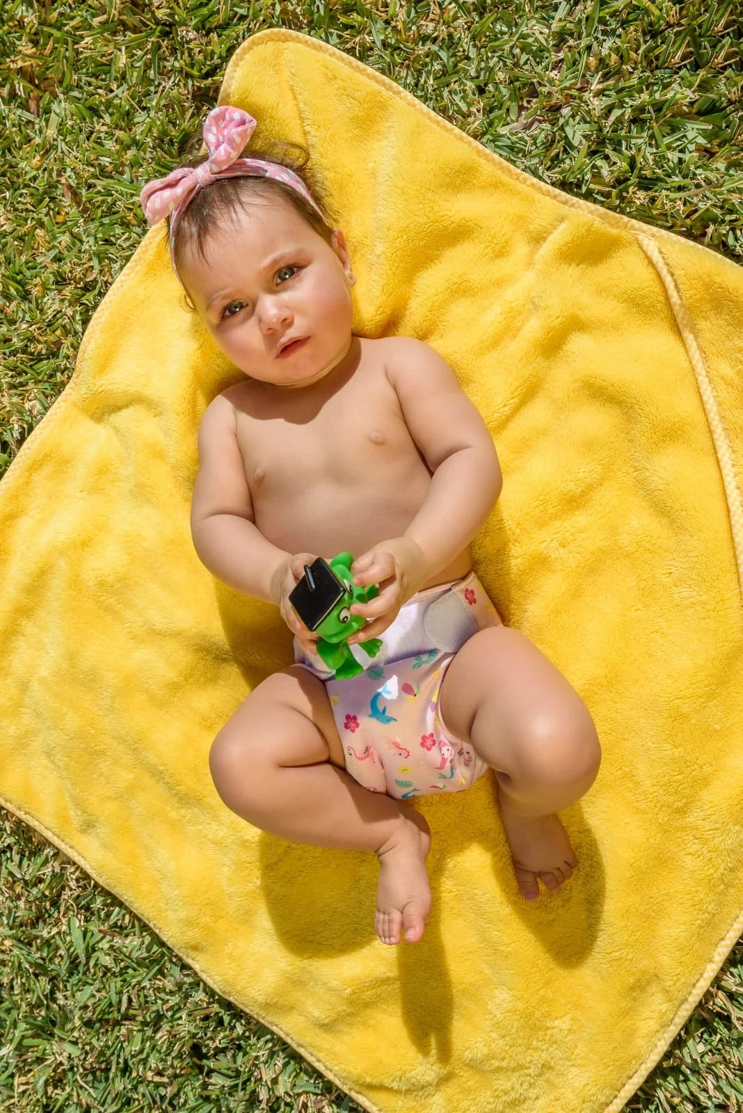 BYFT021205 Freds Gina Hooded Towel Yellow Set of 01 B.webp