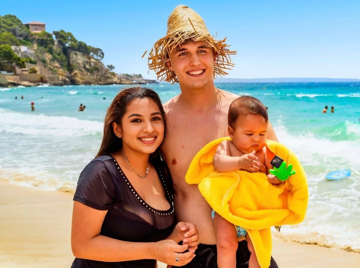 BYFT021205 Freds Gina Hooded Towel Yellow Set of 01 D.webp