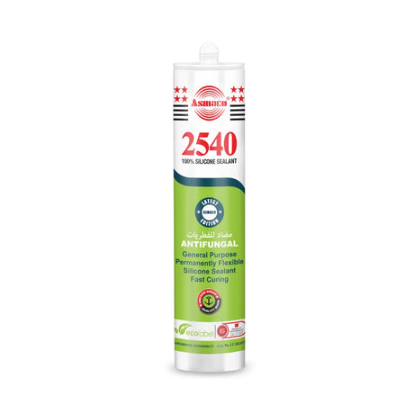 BYFT021327 Asmaco 2540 Silicone Sealant Beige 280 Ml Set of 01