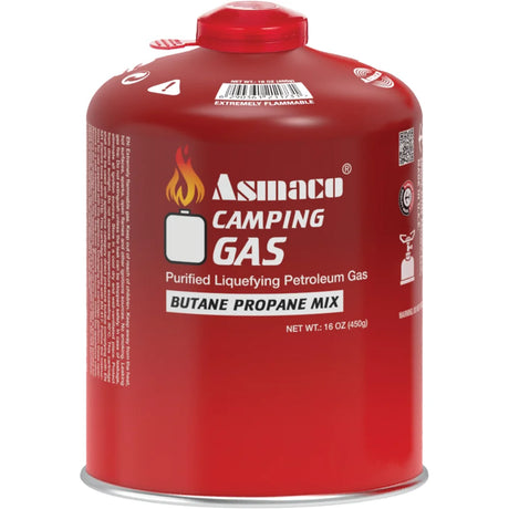 BYFT021355 Asmaco Camping Gas Butane Portable Propane Mix 450G Set of 01