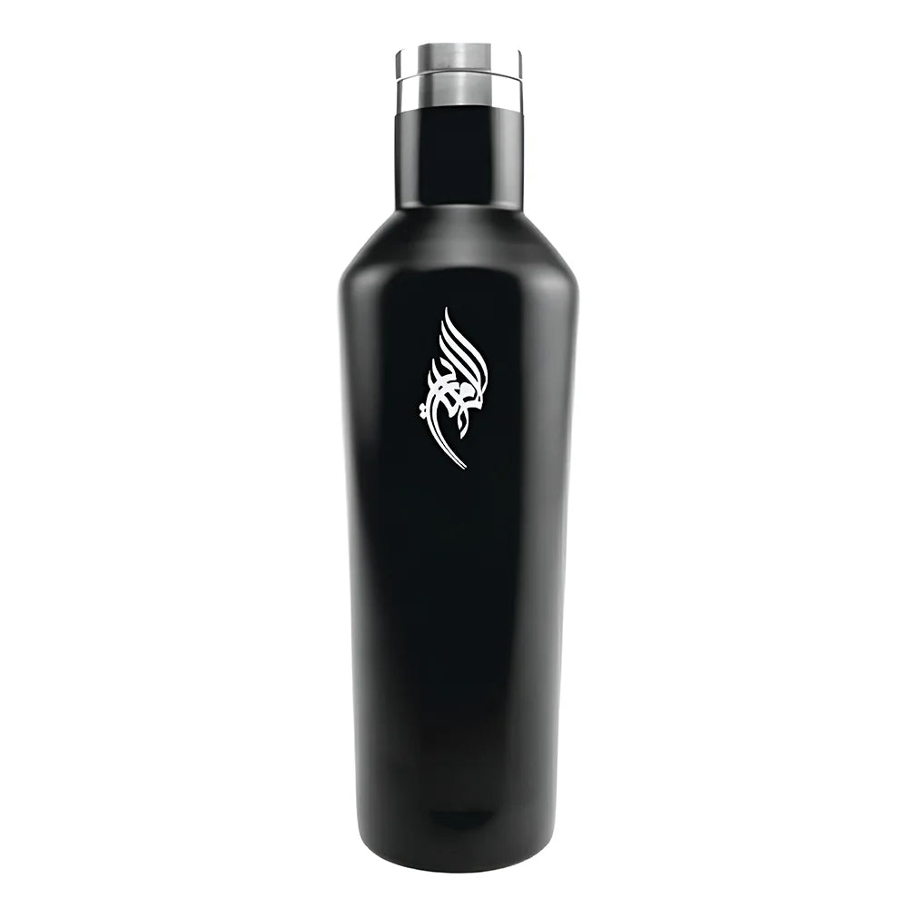 BYFT022715 BYFT Stainless Steel Bottles Matte Black Texture 80 x 260 mm 500 ml Set of 01.webp