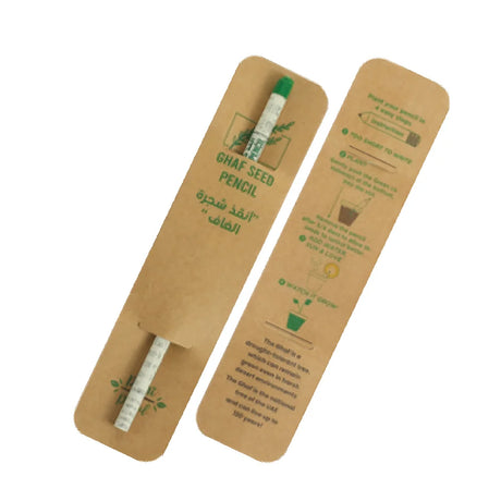 BYFT022734 BYFT Ghaf Seed Plantable Pencil in Single Pack Eco Sleeve 45 x 190 mm Set of 01.webp
