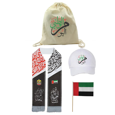 BYFT022744 BYFT UAE National Day Drawstring Gift Set GS UAE 03 Set of 01.webp