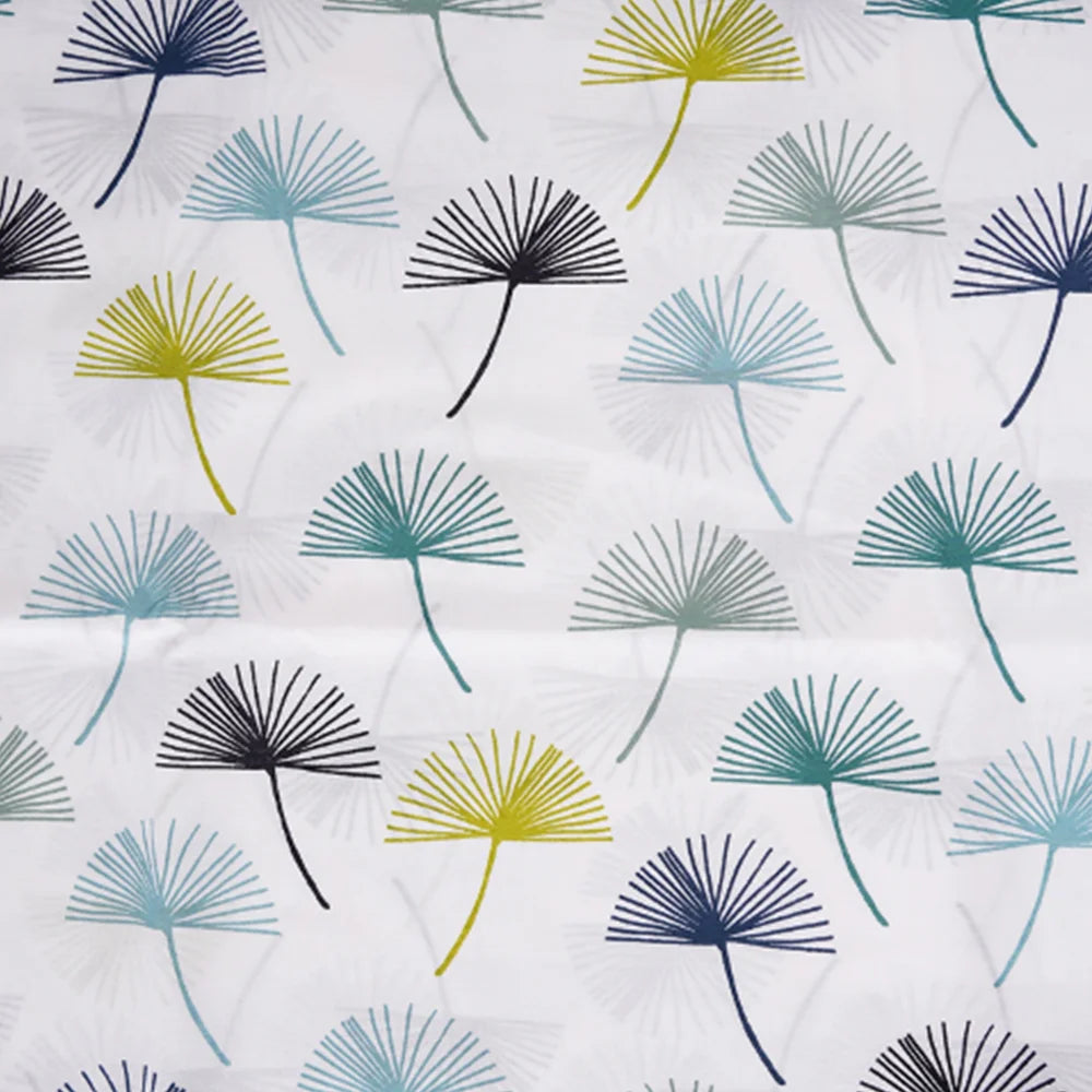 BYFT023567 Home Tex Design King Flat Sheet 240 x 260 Cm 2 Pillow Cover 50 x 80 Cm Printed Plamete 100 Cotton Set of 3 A.webp