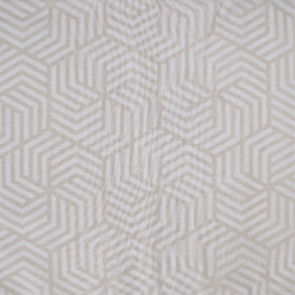 BYFT023568 Home Tex Design King Flat Sheet 240 x 260 Cm 2 Pillow Cover 50 x 80 Cm Printed Abee 100 Cotton Set of 3 A.webp