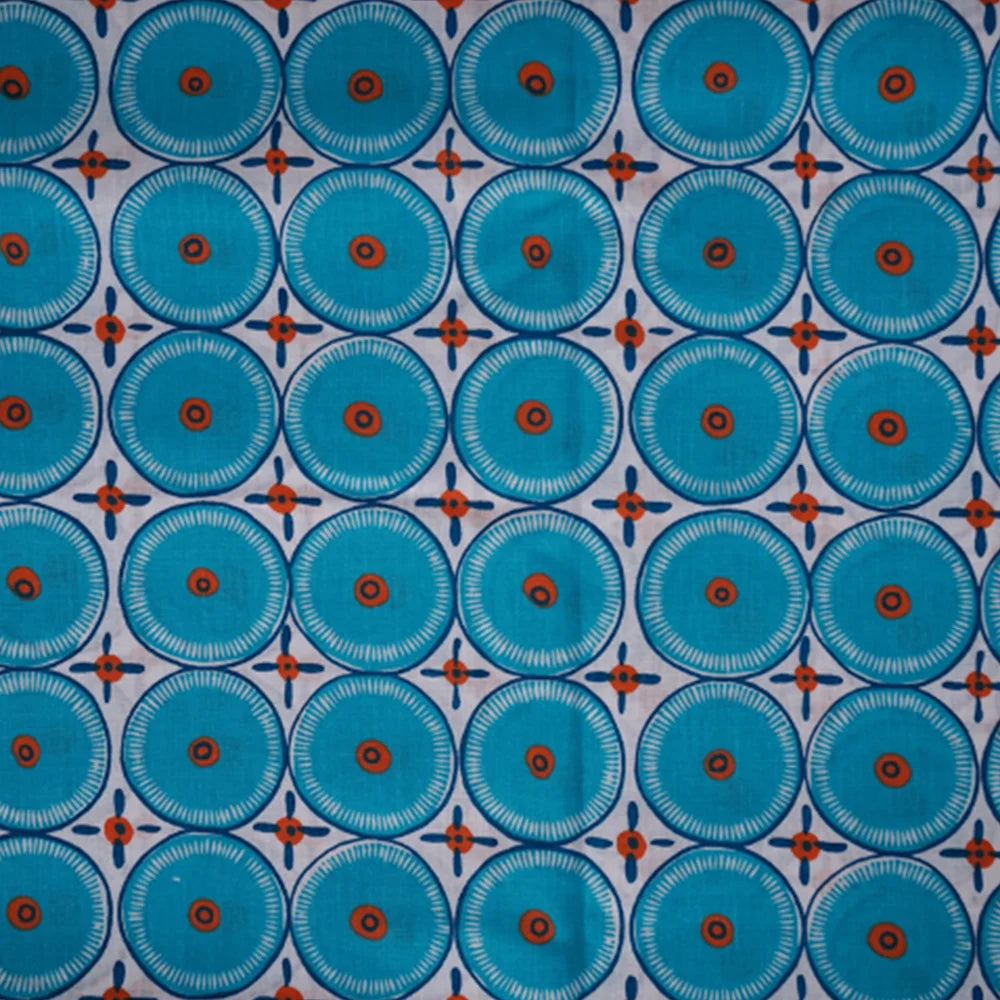 BYFT023570 Home Tex Design King Flat Sheet 240 x 260 Cm 2 Pillow Cover 50 x 80 Cm Printed Energie Blue 100 Cotton Set of 3 A.webp