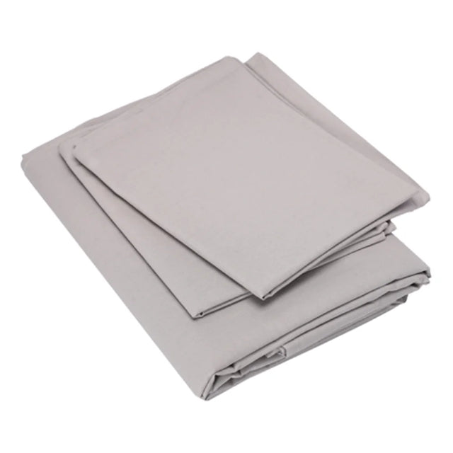 BYFT023575 Home Tex Design King Flat Sheet 240 x 260 Cm 2 Pillow Cover 50 x 80 Cm Fermanville 100 Cotton Set of 3.webp