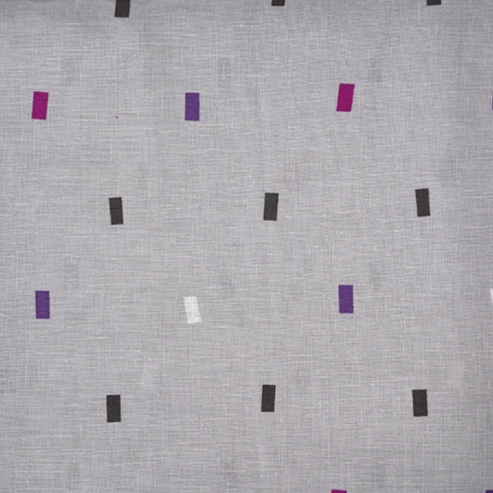 BYFT023582 Home Tex Design King Flat Sheet 240 x 260 Cm 2 Pillow Cover 50 x 80 Cm Ardoises ET Amethystes 100 Cotton Set of 3 A.webp