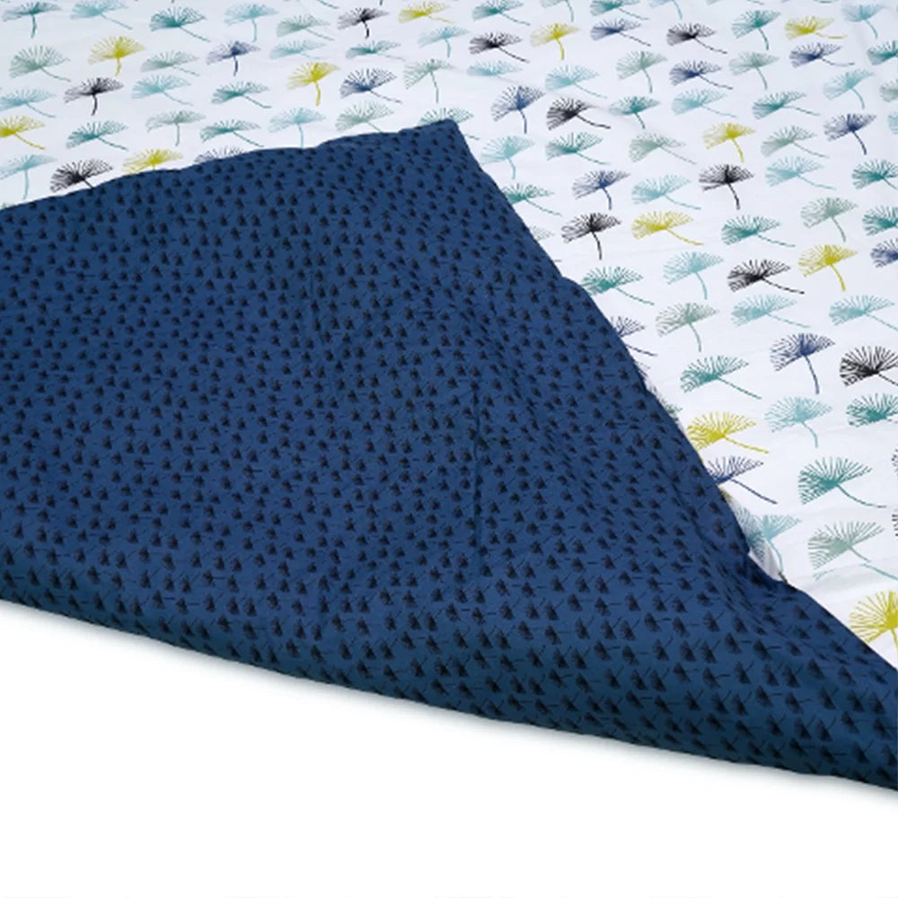 BYFT023586 Home Tex Design King Duvet Cover 240 x 200 Cm 2 Pillow Cover 50 x 80 Cm Printed Plamete Reversible 100 Cotton Set of 3 C.webp