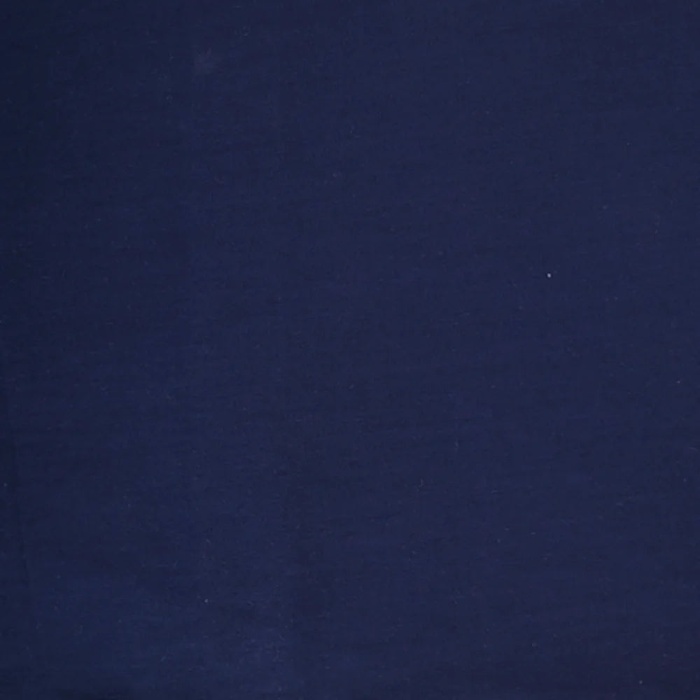 BYFT023595 Home Tex Design King Flat Sheet 240 x 260 Cm 2 Pillow Cover 50 x 75 Cm Navy Blue Dyed 100 Cotton Set of 3 C.webp