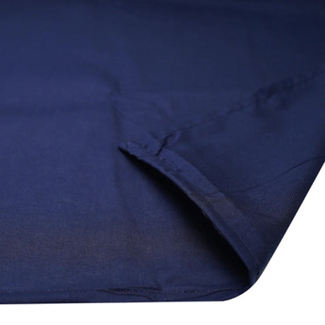 BYFT023595 Home Tex Design King Flat Sheet 240 x 260 Cm 2 Pillow Cover 50 x 75 Cm Navy Blue Dyed 100 Cotton Set of 3 D.webp