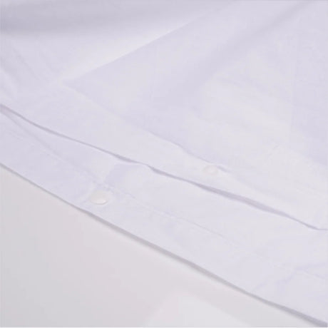 BYFT023603 Home Tex Design King Duvet Cover 240 x 200 Cm 2 Pillow Cover 50 x 75 Cm White Optical 100 Cotton Set of 3 C.webp