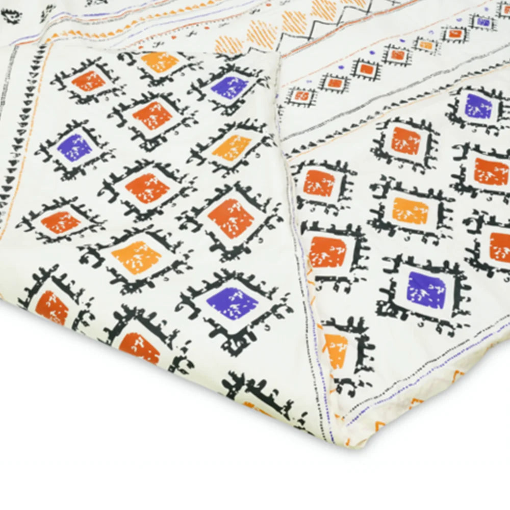 BYFT023605 Home Tex Design King Duvet Cover 240 x 200 Cm 2 Pillow Cover 50 x 80 Cm Cleta 100 Cotton Set of 3 E.webp