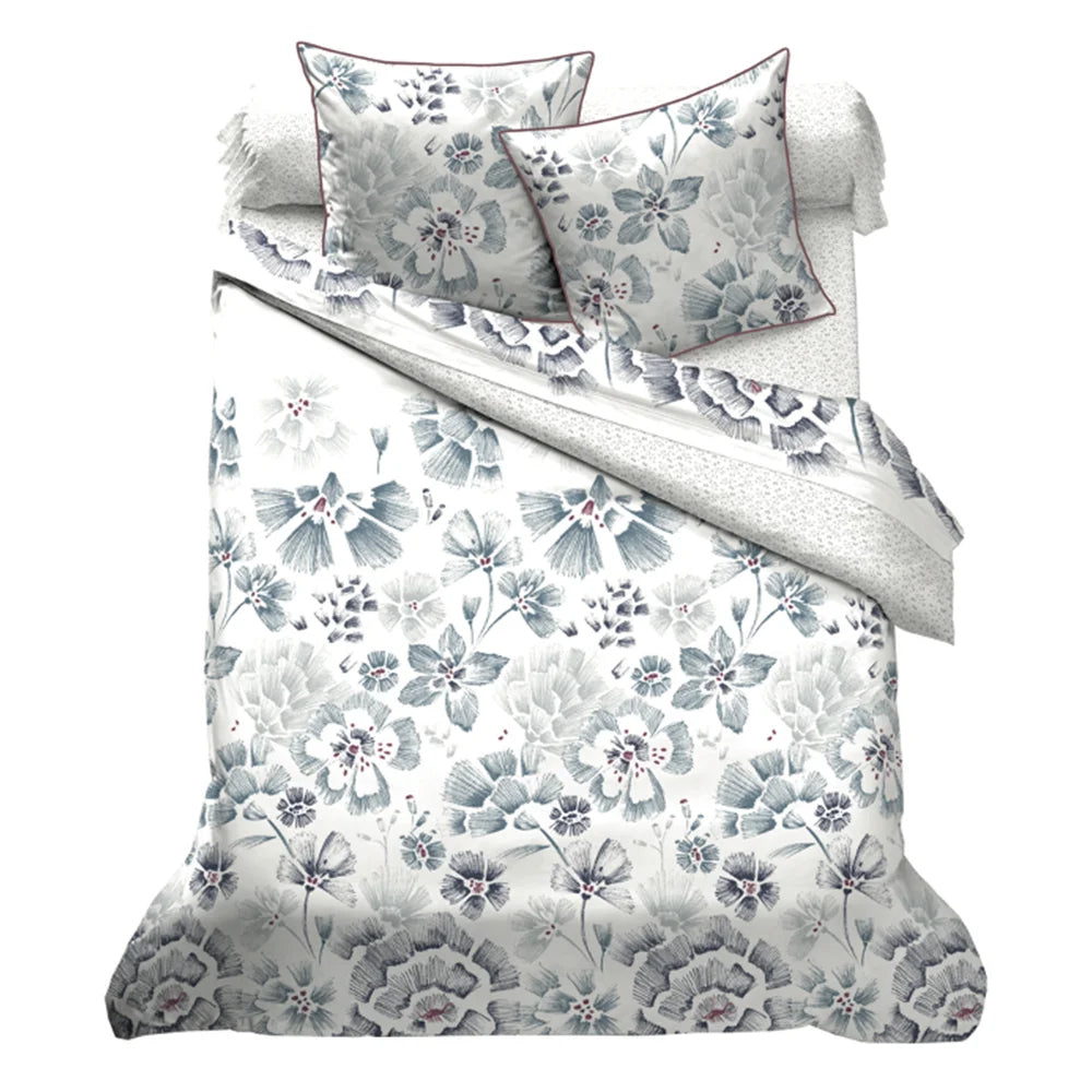 BYFT023611 Home Tex Design King Duvet Cover 240 x 200 Cm 2 Pillow Cover 50 x 80 Cm Printed Amarande 100 Cotton Set of 3.webp