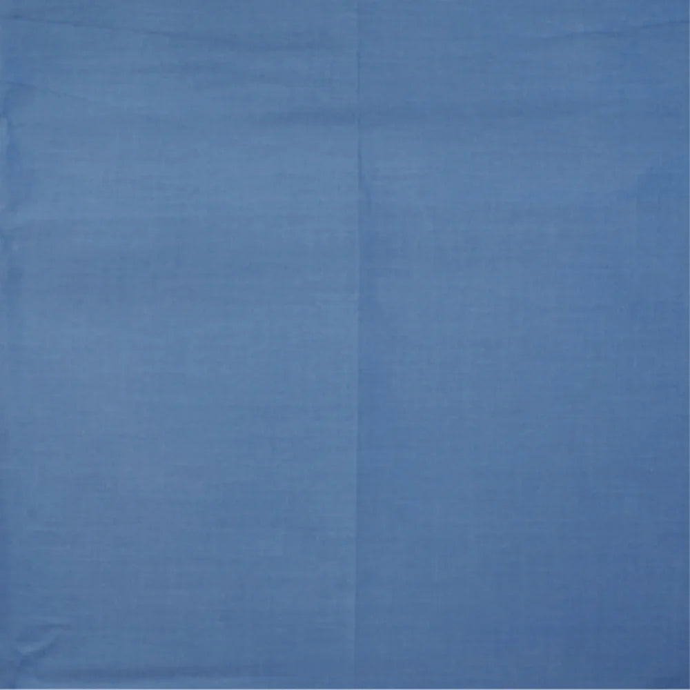 BYFT023614 Home Tex Design King Flat Sheet 240 x 260 Cm 2 Pillow Cover 50 x 75 Cm Blue Dyed 100 Cotton Set of 3 C.webp