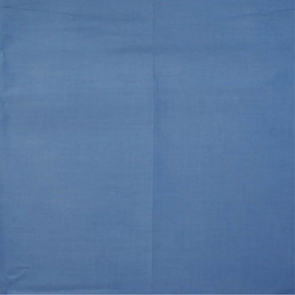 BYFT023617 Home Tex Design Single Flat Sheet 150 x 260 Cm 1 Pillow Cover 50 x 75 Cm Blue Dyed 100 Cotton Set of 2 C.webp