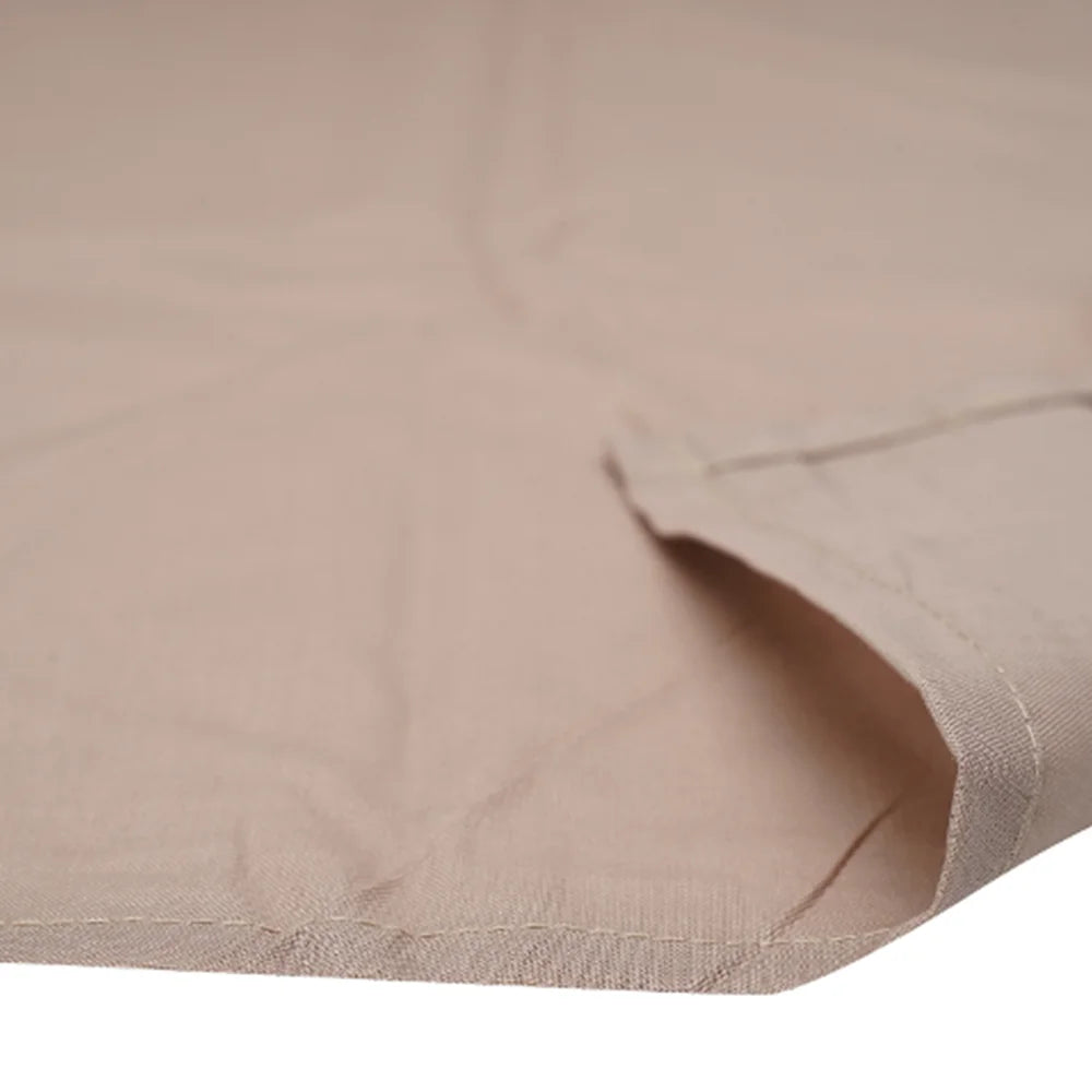 BYFT023625 Home Tex Design Single Flat Sheet 150 x 260 Cm 1 Pillow Cover 50 x 75 Cm Taupe Dyed 100 Cotton Set of 2 C.webp