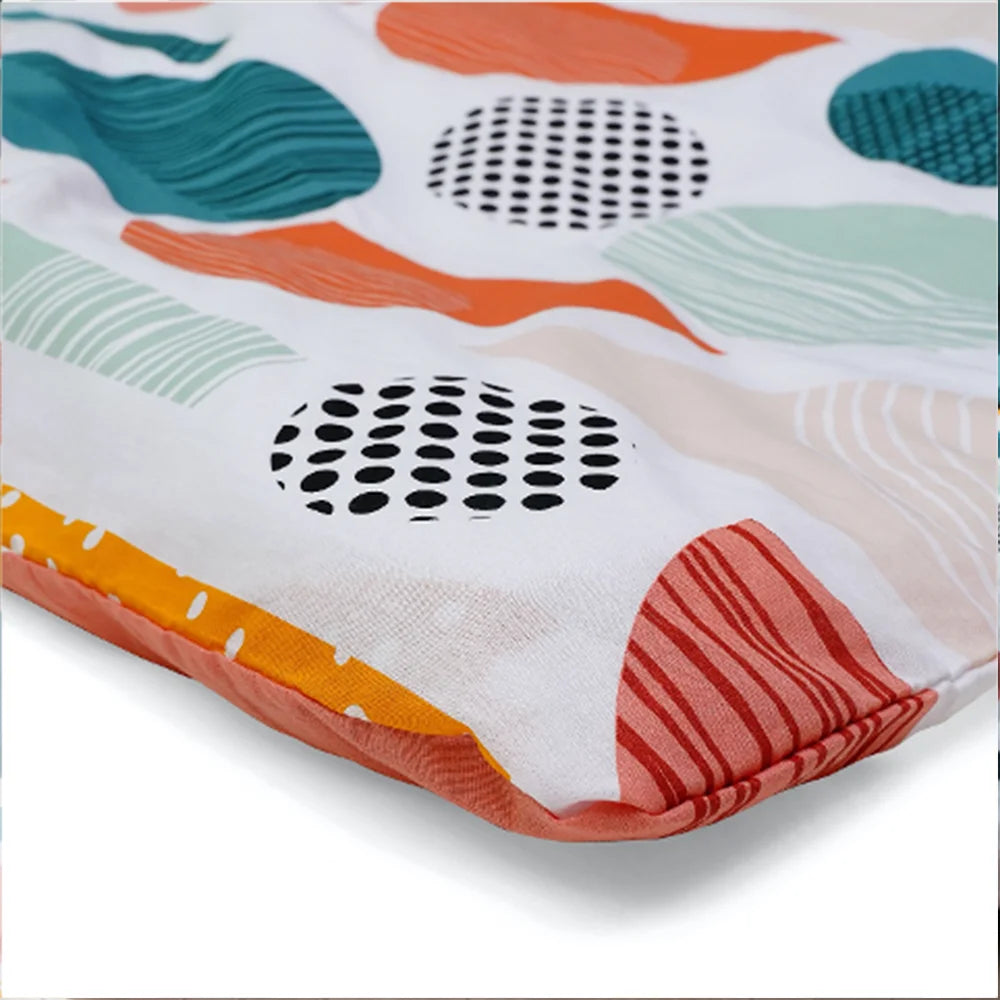 BYFT023632 Home Tex Design King Duvet Cover 240 x 200 Cm 2 Pillow Cover 50 x 80 Cm Printed Graphic Multi 100 Cotton Set of 3 C.webp