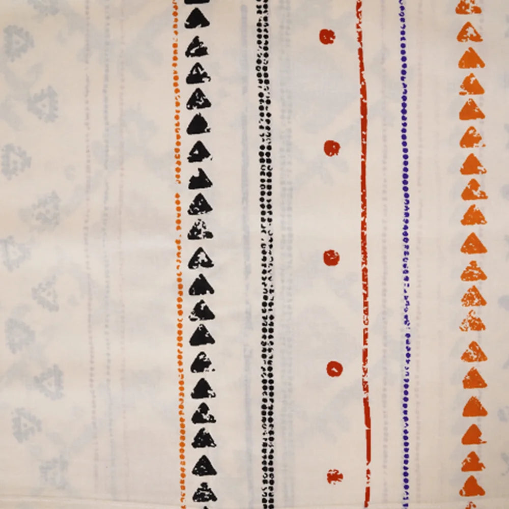 BYFT023633 Home Tex Design King Flat Sheet 240 x 260 Cm 2 Pillow Cover 50 x 80 Cm Printed Cleta 100 Cotton Set of 3 A.webp