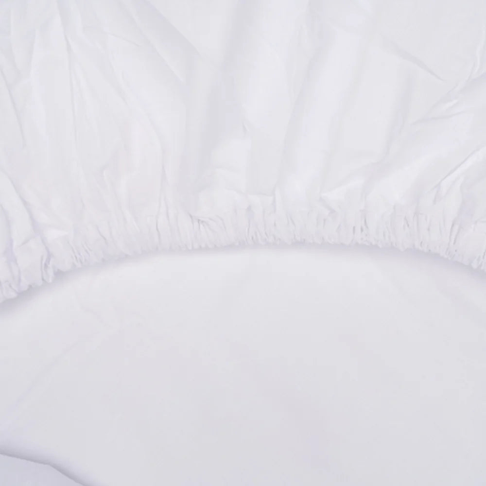 BYFT023636 Home Tex Design Single Fitted Sheet 90 x 200 Cm 1 Pillow Cover 50 x 75 Cm White 100 Cotton Set of 2 B.webp