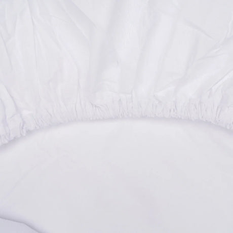 BYFT023636 Home Tex Design Single Fitted Sheet 90 x 200 Cm 1 Pillow Cover 50 x 75 Cm White 100 Cotton Set of 2 C.webp