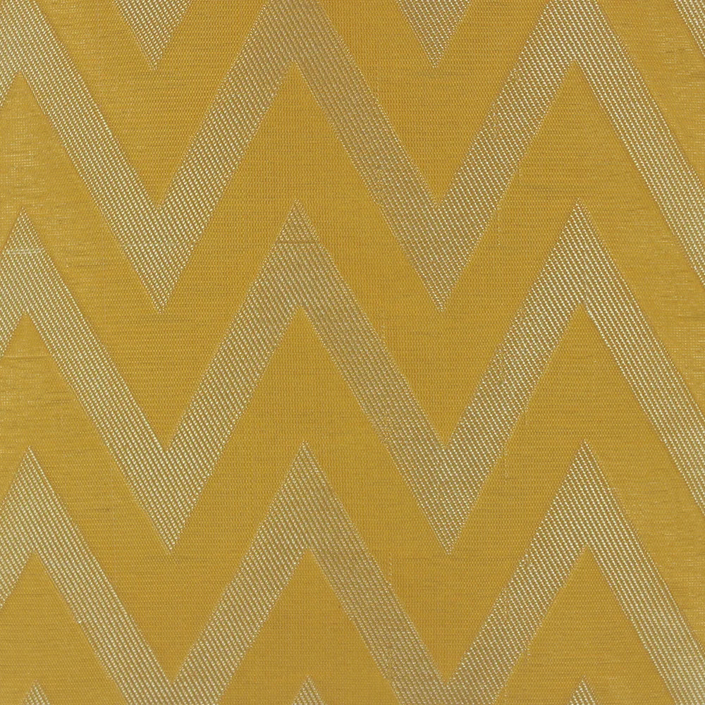 BYFT Orchard Cushion Cover 16 x 16 inch (Zig Zag Design - Yellow) 40 x 40 cm Luxury Decorative Cushion Cover for Sofa, Bed & Living Room - Set of 02