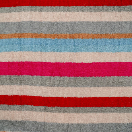 byft home design bath towel white stripe 70 x 140 cm 100 cotton 550 gsm