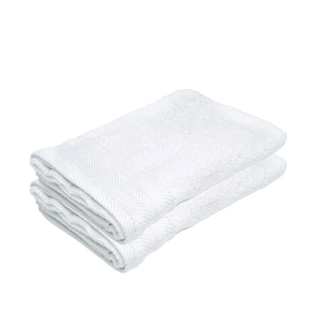 BYFT025145 Home Tex Design Bath Towel White 70 x 140 Cm 100 Cotton 400 Gsm Set of 02 ART BT024.webp