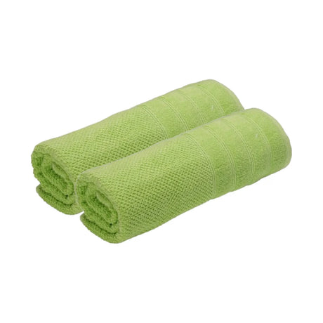 BYFT025150 Home Tex Design Bath Towel Green 70 x 140 Cm 100 Cotton 550 Gsm Set of 02 ART BT028.webp