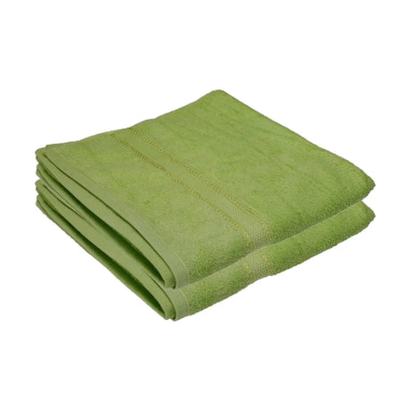 BYFT025153 Home Tex Design Bath Towel Green 70 x 140 Cm 100 Cotton 550 Gsm Set of 02.webp