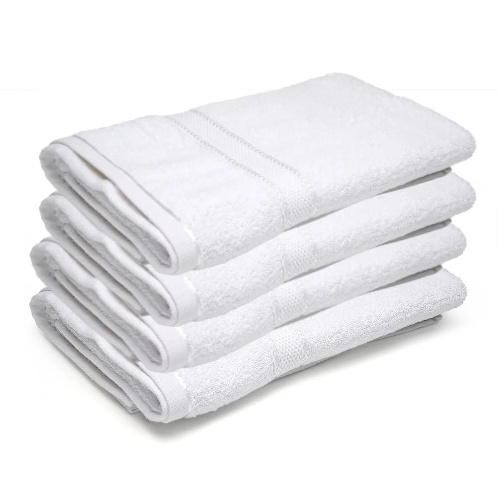 BYFT025157 Home Tex Design Bath Towel White 70 x 140 Cm 100 Cotton 500 Gsm Set of 04 ART BT009.webp