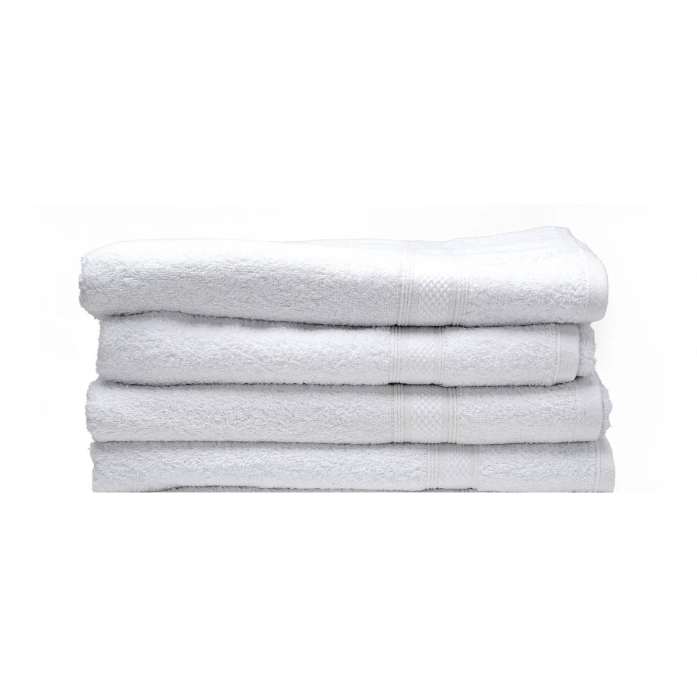 byft home design bath towel white 70 x 140 cm 100 cotton 500 gsm art bt024