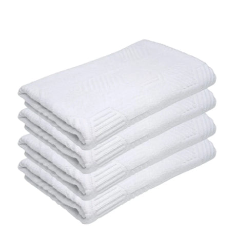BYFT025161 Home Tex Design Bath Towel White 70 x 140 Cm 100 Cotton 500 Gsm Set of 04 ART BT006.webp