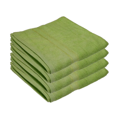 BYFT025167 Home Tex Design Bath Towel Green 70 x 140 Cm 100 Cotton 550 Gsm Set of 04.webp