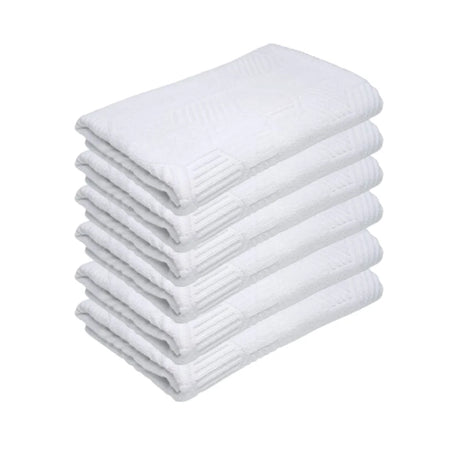 BYFT025175 Home Tex Design Bath Towel White 70 x 140 Cm 100 Cotton 500 Gsm Set of 06 ART BT006.webp