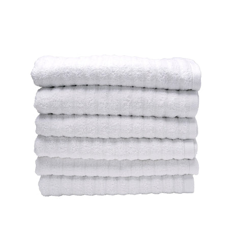 BYFT025182 Home Tex Design Bath Towel White 70 x 140 Cm 100 Cotton 500 Gsm Set of 06.webp